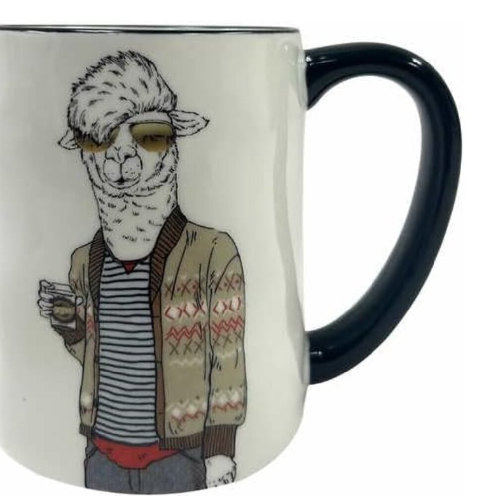 Hipster Animal Coffee Mugs 6pc 17.5 oz. by Signature Housewares - Picture 5 of 7